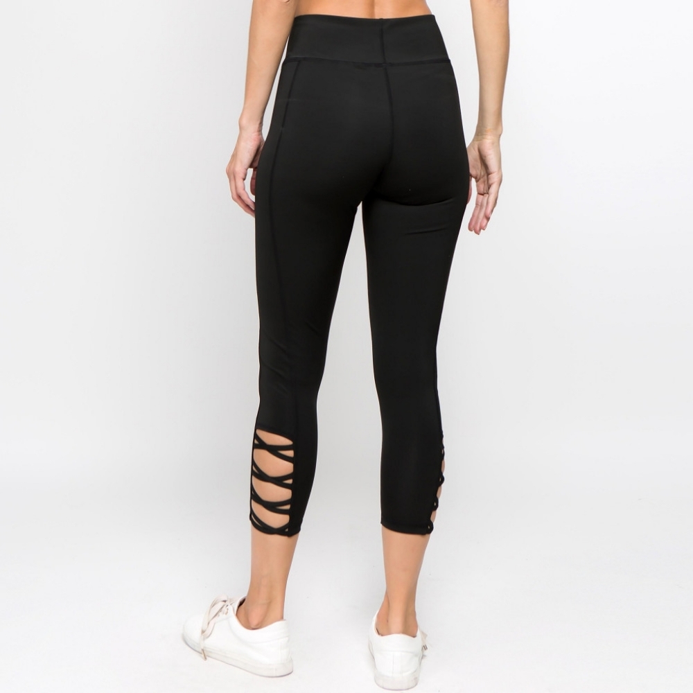 ANKLE DETAIL LEGGINGS - Picture 2 of 4